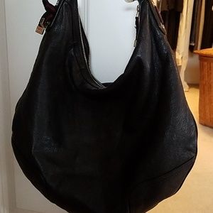Gucci black hobo handbag
